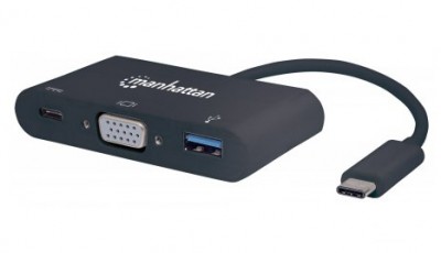 Convertidor USB C a VGA MANHATTAN 152044